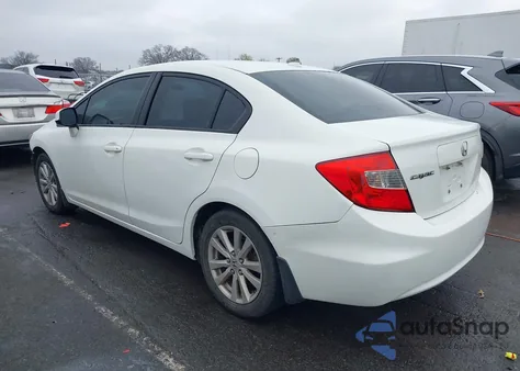 2012 Honda Civic Ex from USA, damaged, VIN 2HGFB2F81CH549205